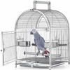 Parrot and Budgie Travel Cage, Stainless Steel view 1