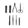 8-Piece Manicure & Pedicure Tool Set with Case, Gray view 2