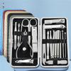 19-Piece Manicure and Pedicure Nail Clipper Set with Case view 3