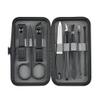 Manicure and Nail Clipper Set, Stainless Steel, 8-Piece, Gray view 1