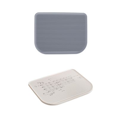Cat Litter Mat, 39 x 49.5 cm Double-Layer Litter-Trapping Mat, Waterproof EVA, Non-Slip