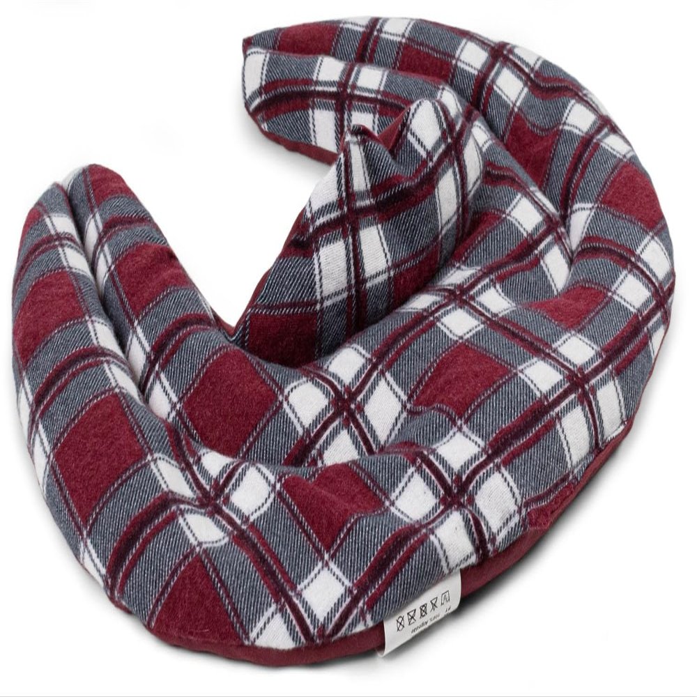 Flaxseed Neck Wrap with Stand-Up Collar – Heating Pad