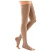 medi mediven forte thigh-high compression stockings with hip attachment | Compression Class 2 | Size VI | Beige | Open Toe | Short | Left Attachment | Highly Durable | Breathable view 1