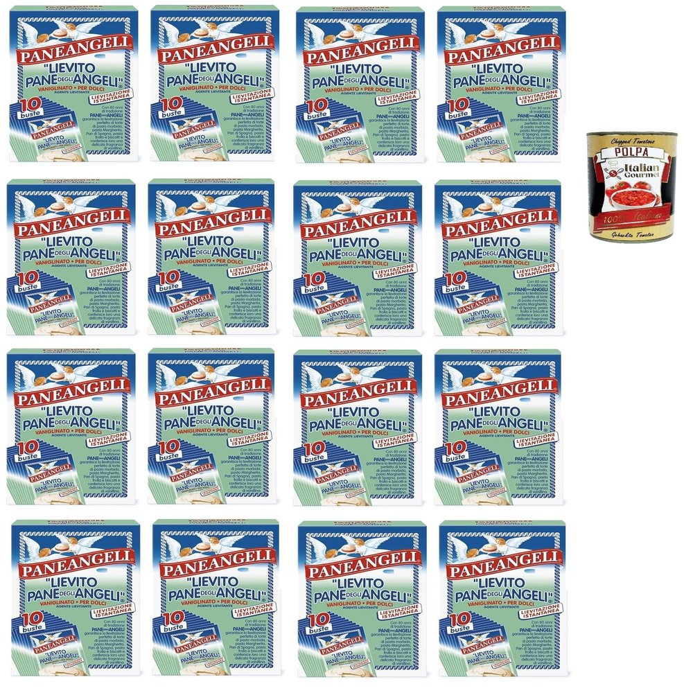 Italian Gourmet Lievito Vanigliato Dolci, Vanilla Baking Powder, 16 x 10 x 16 g