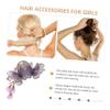 Purple Alloy Butterfly Hair Clip view 2