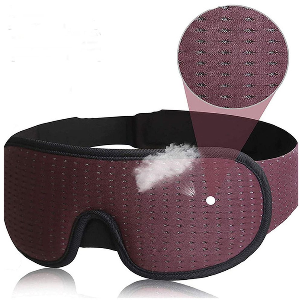 3D Padded Sleep Mask, Purple