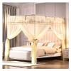 Bed Canopy, Freestanding Mosquito Net, Courtyard-Style Lace Tent with Sturdy Stand, Easy to Assemble and Disassemble (Size: 120 x 200 x 200 cm) view 1