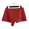 Sexy Men's Latex Boxer Shorts with Condom-Style Rubber Underwear view 3