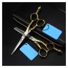 6" Crown Hairdressing Scissors Set with Hair and Thinning Scissors view 2
