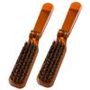 Beatifufu 2-Pack Folding Styling Brushes, ABS with Nylon Bristles, Portable Travel Combs for Men and Women view 1