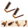 Beatifufu 2-Pack Folding Styling Brushes, ABS with Nylon Bristles, Portable Travel Combs for Men and Women view 2
