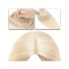 Wavy Hair Topper for Women, 6–18 in, Center-Part Human Hair Topper, 10 × 12 cm Silk Base with 4 Clips view 1