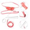 INOOMP 2-Piece Lizard Leash Set with Adjustable Harness view 4