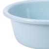 HOHXFYP Round Plastic Wash Basins, 3-Pack, Thickened Blue, 12-Inch Lightweight Shallow Basins for Home, Dorms, and Promotional Gifts view 4