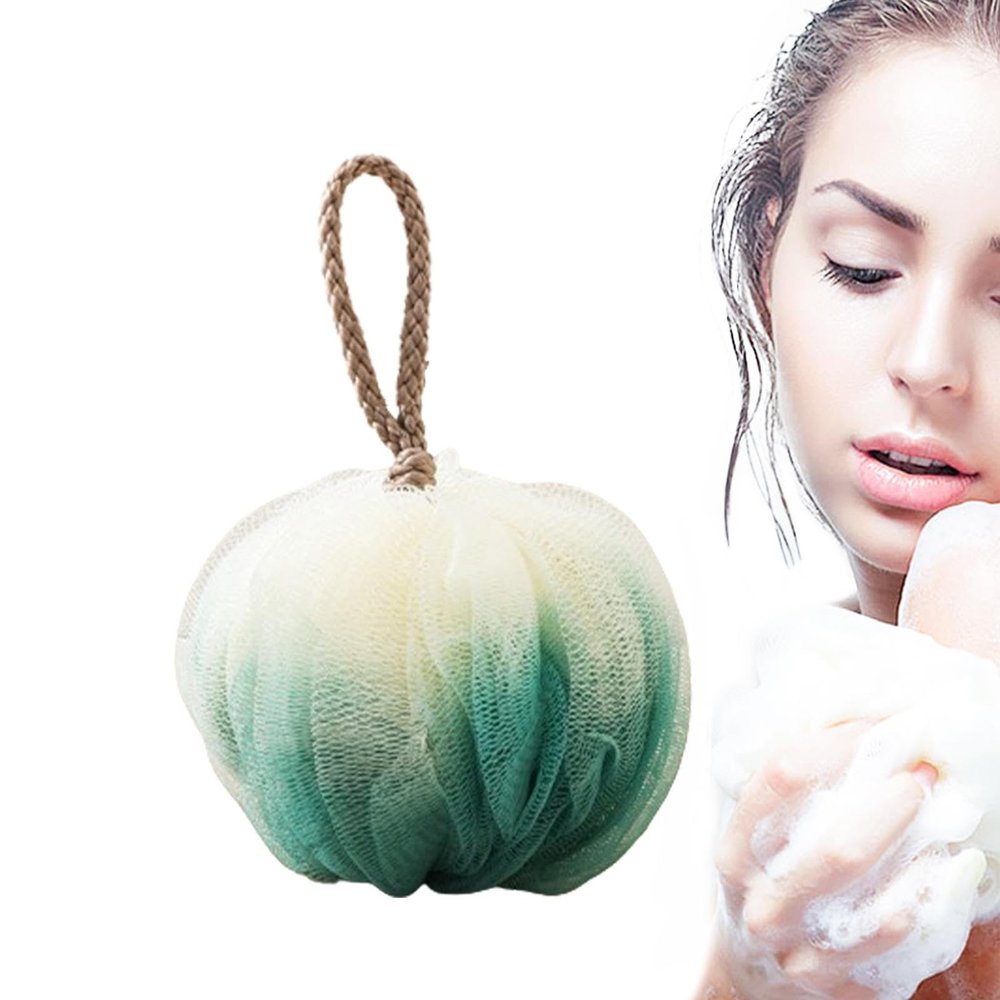 Bath Loofah, Loofah Bath Pouf, Exfoliating Bath Sponge - Foaming