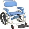 Shower Commode Wheelchair with 22-Inch Wheels, Padded Seat view 1