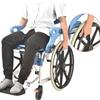 Shower Commode Wheelchair with 22-Inch Wheels, Padded Seat view 4