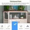 Aquarium Stand for 10-, 20-, and 30-Gallon Tanks, Heavy-Duty Metal and Wood Rack with Storage Cabinet, 80 x 50 x 70 cm, Color #2 view 4