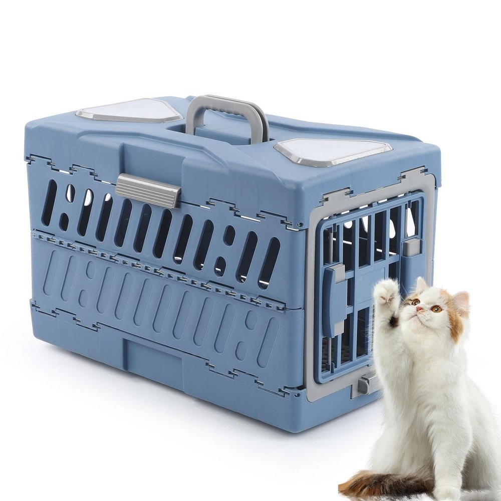 Collapsible Pet Carrier with Divider Net