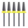 Aqxyedc 10-Piece Set, 6.00 mm 5-in-1 Cross-Cut Carbide Nail Drill Bits for Removing Acrylic, Gel and Polish view 1