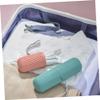 FRCOLOR 2-Piece Toothbrush Storage Box with Holder, Durable PP, Portable for Travel and Camping view 2