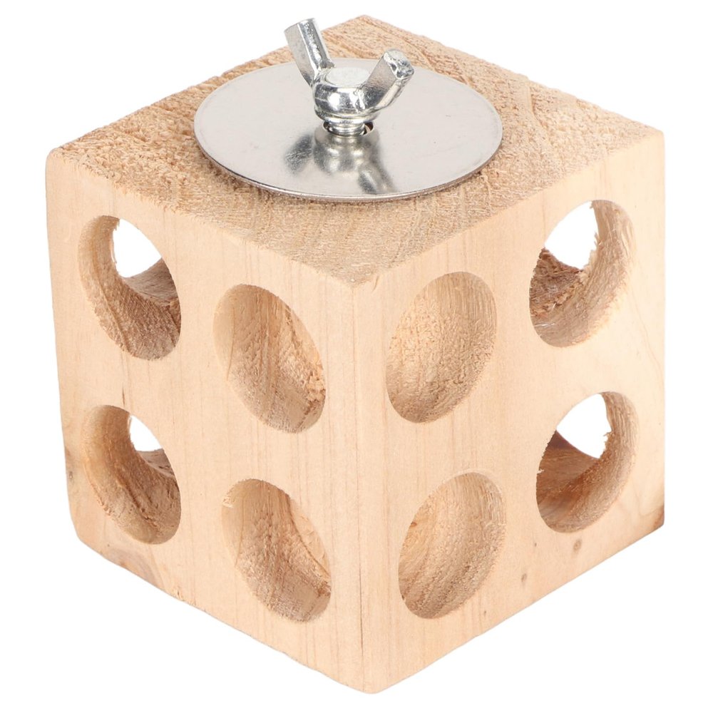 Pongnas Wooden Parrot Chewing Toy