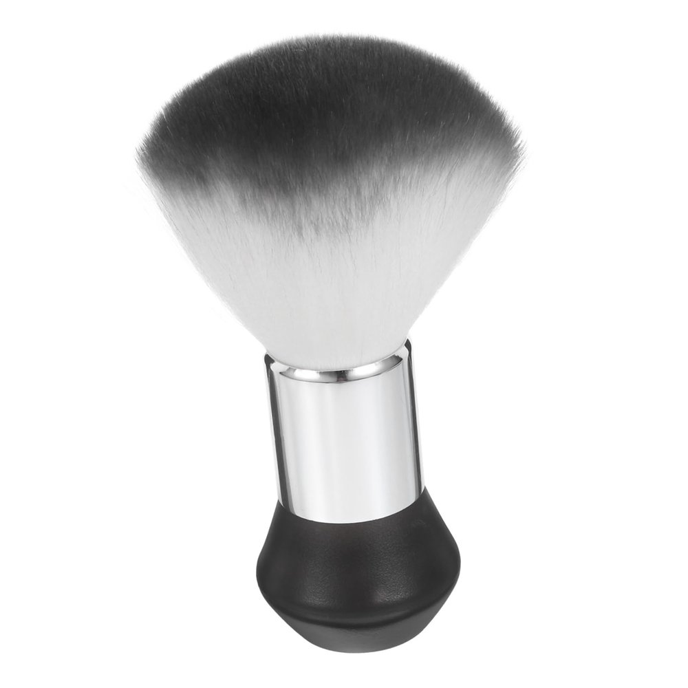 AUTSUPPL Barber Neck Brush for Hairdressers, Multifunctional Nylon and Aluminum