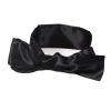 Satin Sleep Mask with Adjustable Eye Band, Black view 1