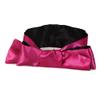 Satin Sleep Mask with Adjustable Eye Band, Black view 2