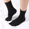 Muteitt 3 Pairs Tabi Split-Toe Socks, Unisex, Solid Color view 3