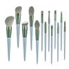 13-Piece Makeup Brush Set with Wooden Handles for Loose Powder view 1