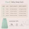 FIEMOL Baby Sleep Sack, 0–6 Months, 0.5 TOG, 3-Pack, Cotton, Apricot view 4