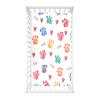 Odot Fitted Crib Sheet, Paw Print Pattern, Love Heart, 70 x 140 x 20 cm view 1
