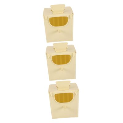 Kisangel 3-Pack Hanging Plastic Bird Nesting Boxes