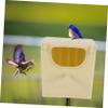 Kisangel 3-Pack Hanging Plastic Bird Nesting Boxes view 2