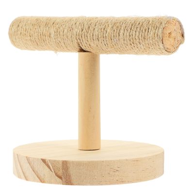 Parrot Play Stand for Training and Play, Khaki