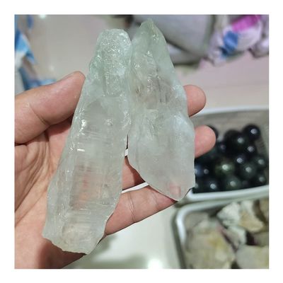 Natural Green Spine Crystal Specimen, Raw Stone Point, Home Decor, 1 Piece, 80–120 g