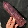 ICXLPMC Natural Hematite Strawberry Crystal Obelisk, Wine Crystal, Home Decor (300–350 g) view 3
