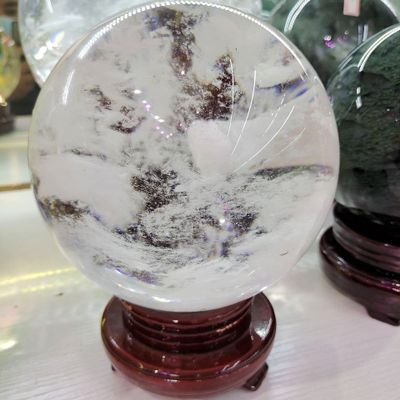 ICXLPMC Natural Crystal Ball, 1 Piece, 5–6 kg, Feng Shui Home Decor Gift