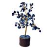 Crystal Vastu Evil Eye Wall Hanging with Blue and White Thread, Lapis, 100 Beads view 1