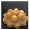 IDGTTLDF Natural Topaz Lotus Seven-Star Array Creative Textured Topaz Ball for Home Decor view 2