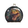 NYYYTTTEU Christmas-Style Lizard Makeup Compact Mirror for Handbags, Foldable Travel Pocket Mirror view 1