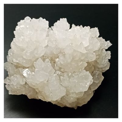 AUOQKQUT 50,700 g Natural Calcite Cluster Flower, White Quartz Crystal Stone Point, Wand, Rock, Home Decor (Color: 350–400 g)