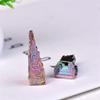 Home Collection Raw Natural Crystal, Quartz Pyramid and Bismuth Ore view 1