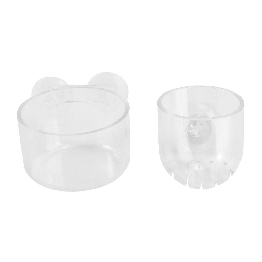 Milisten 2-Pack Acrylic Aquarium Feeders