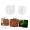 Milisten 2-Pack Acrylic Aquarium Feeders view 4