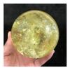 ICXLPMC Natural Crystal Quartz Rainbow Citrine Sphere for Home and Aquarium Decor view 1