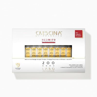 Crescina Transdermic NEO MITO Re-Growth Treatment for Thinning Hair 200 Men, 40 Ampoules