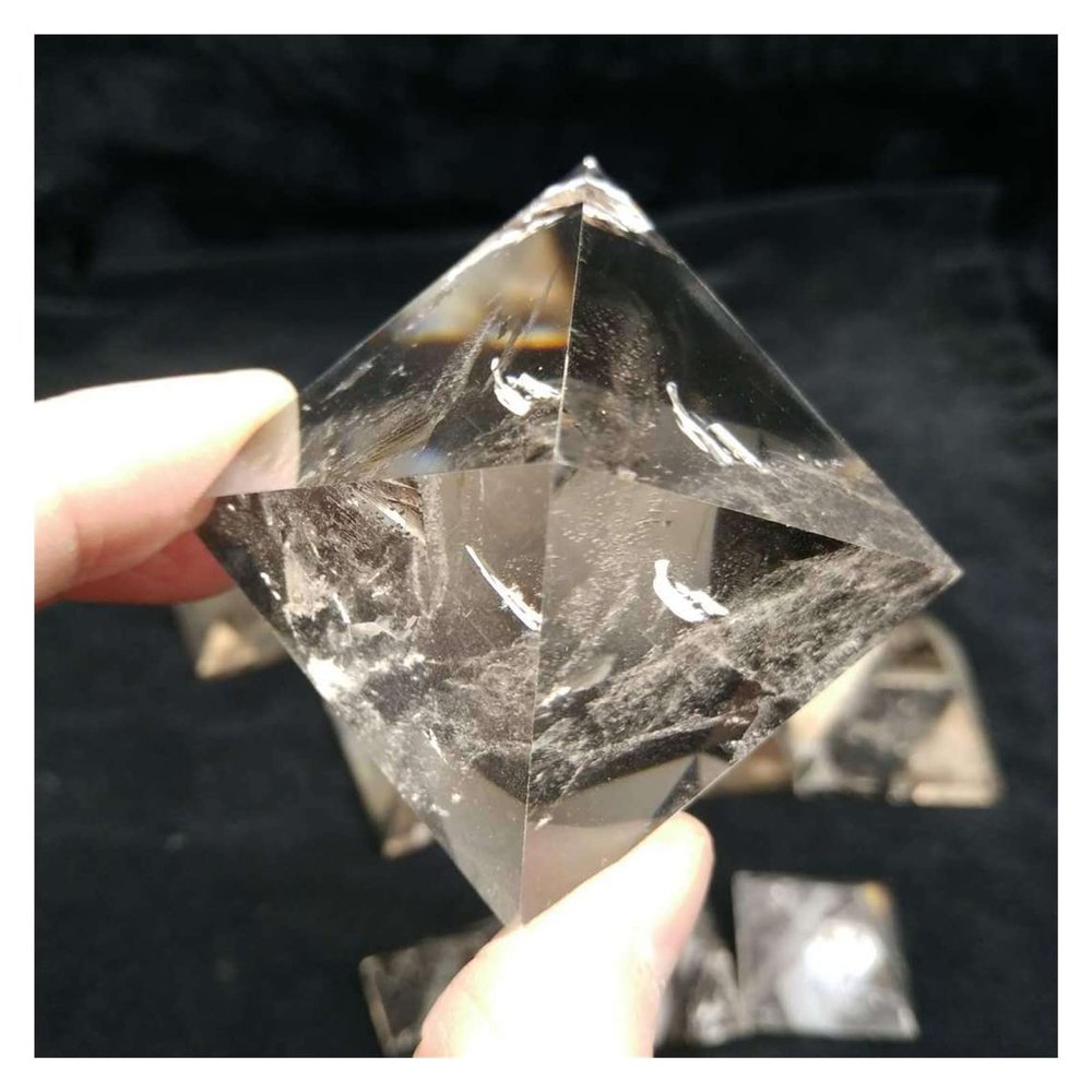 ICXLPMC House Collection Smoky Quartz Crystal Pyramid, 3 cm