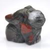 AUOQKQUT PEIQIYIN Hand-Carved Pink Rhodonite Rabbit Statue view 2